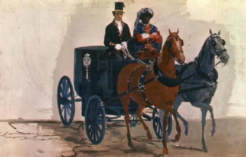 Carrozza con cocchiere - Musei Civici di Arte e Storia, Brescia